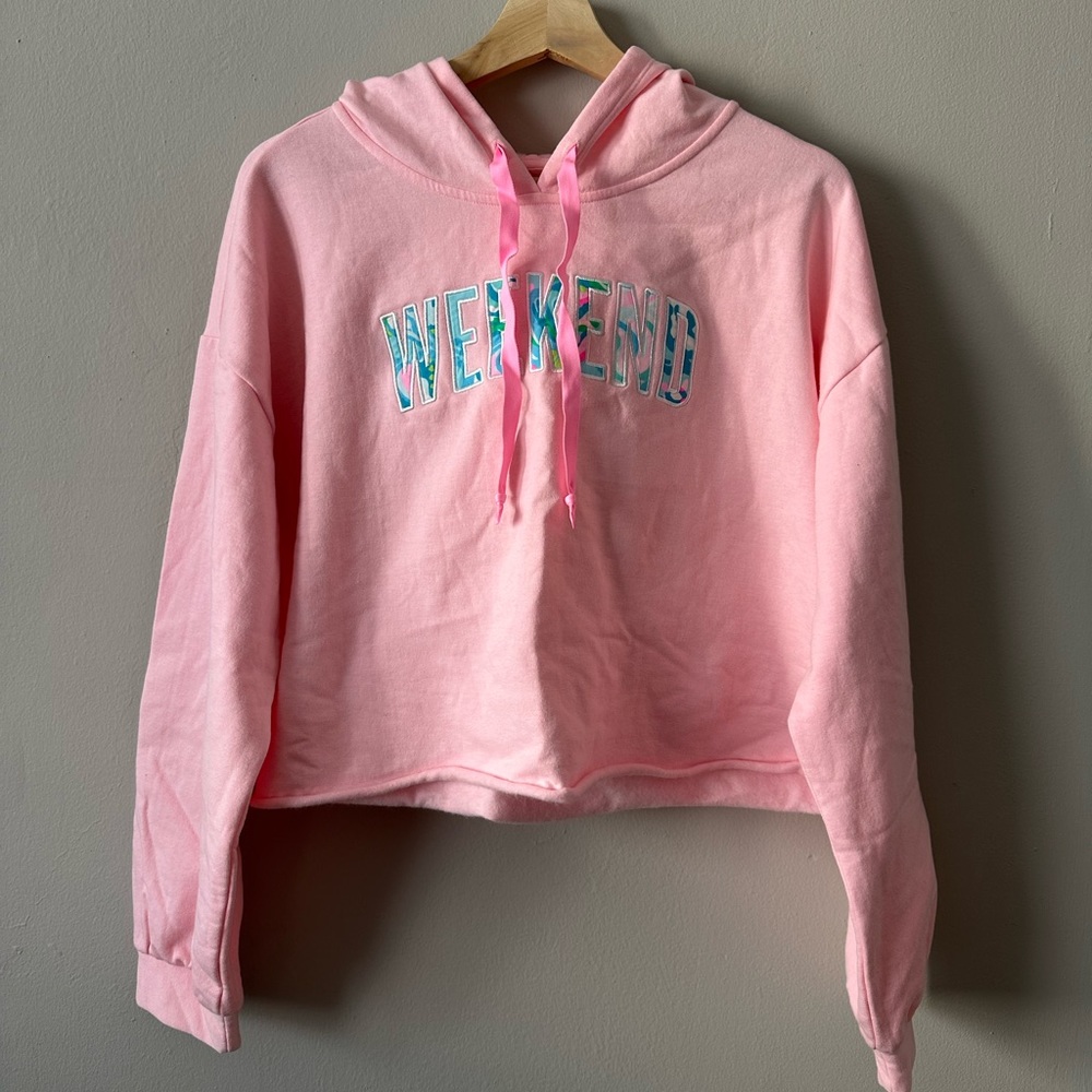 Lilly Pulitzer Cropped Sweatshirt